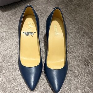 Michael Kors Navy Blue Heels